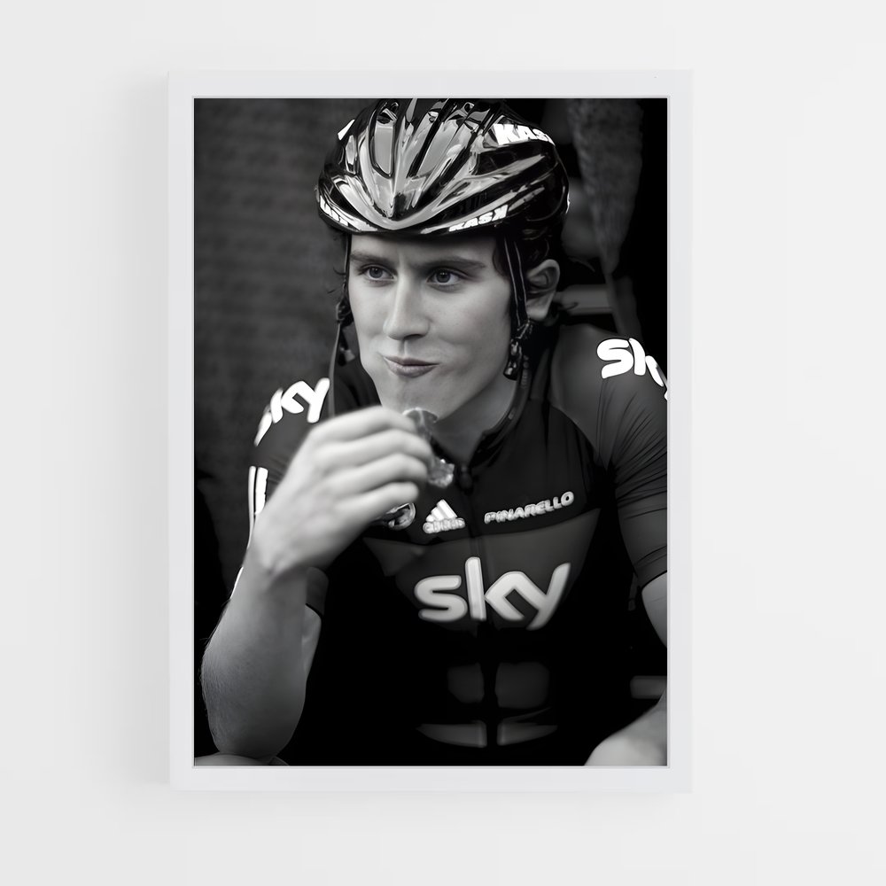 Poster Geraint Gourmand – affiche Cyclisme (vue 3)